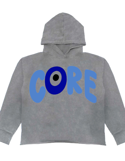 " CORE " Cropped Hoodies