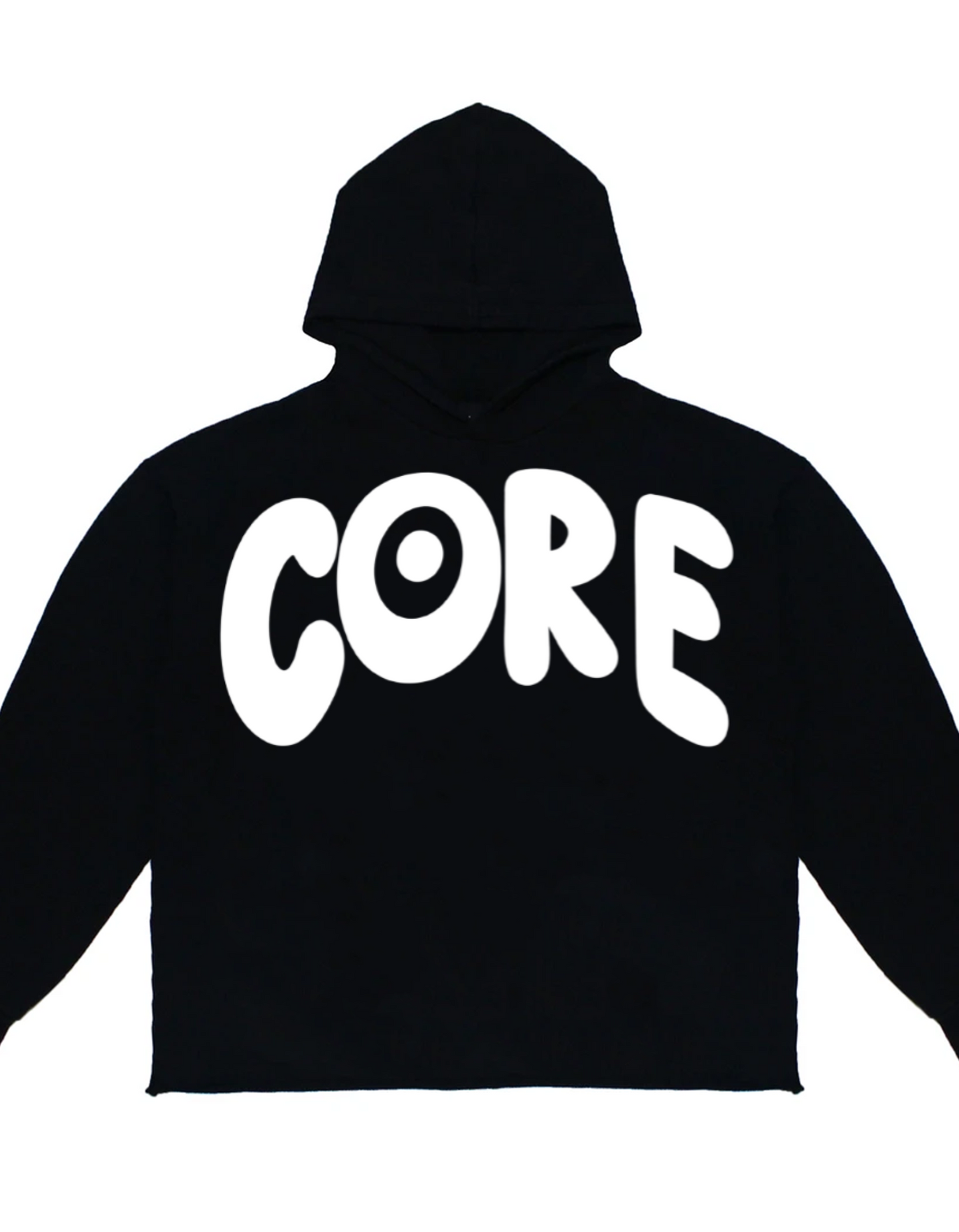 " CORE " Cropped Hoodies